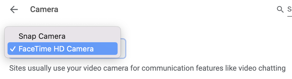 snap camera extension for chrome